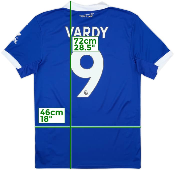 2022-23 Leicester Home Shirt Vardy #9 - 7/10 - (S)