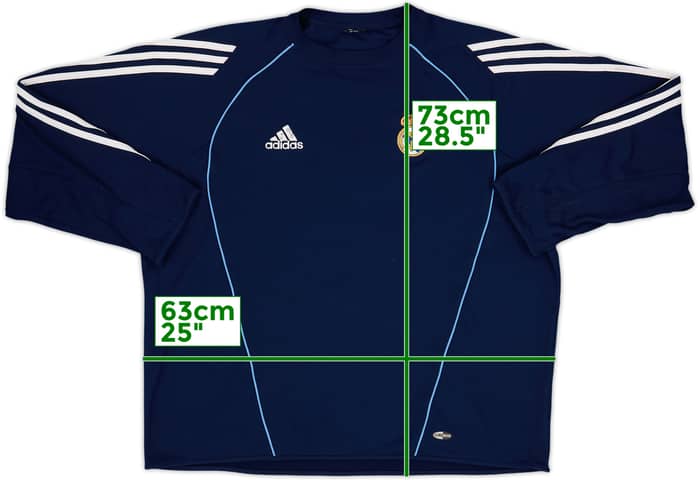 2005-06 Real Madrid adidas Sweat Top - 4/10 - (M)