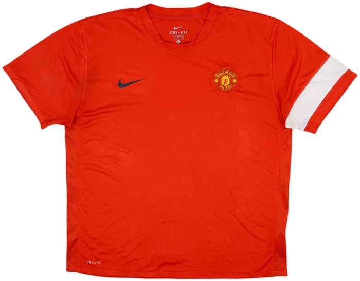 2010-11 Manchester United Nike Training Shirt - 6/10 - (XL)