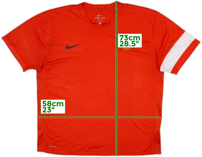 2010-11 Manchester United Nike Training Shirt - 6/10 - (XL)