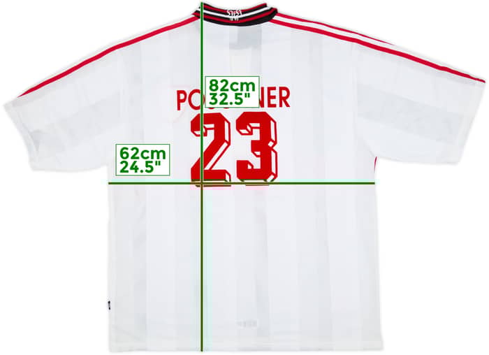 1996-97 Stuttgart Home Shirt Poschner #23 - 7/10 - (XXL)