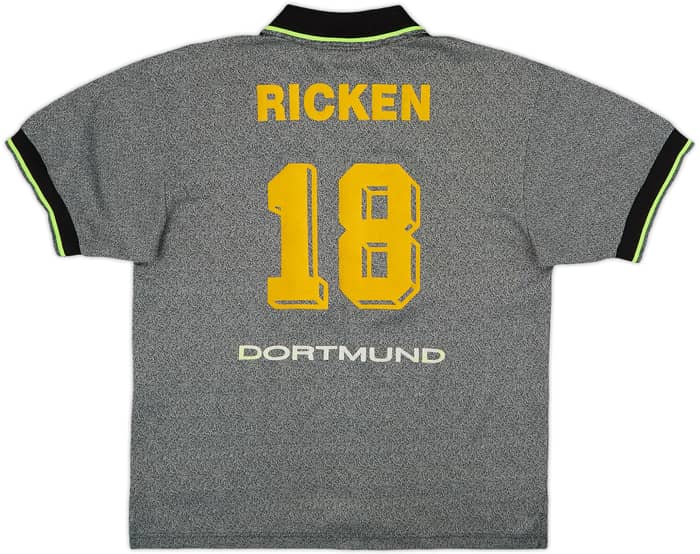 1997-98 Borussia Dortmund Away Shirt Ricken #18 - 6/10 - (M)