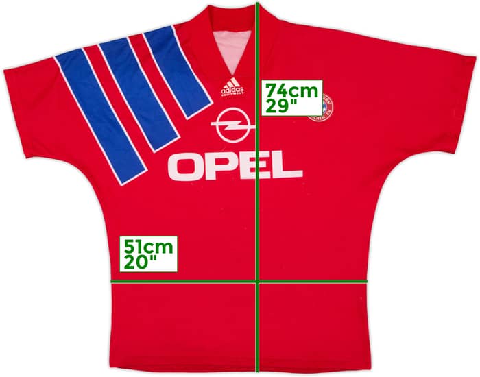1991-93 Bayern Munich Home Shirt - 8/10 - (L)