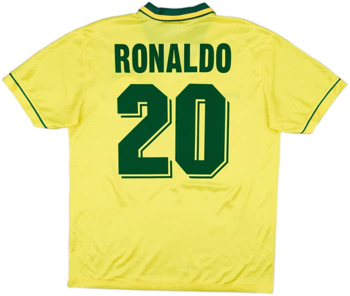 1994 Brazil Home Shirt Ronaldo #20 - 8/10 - (L)