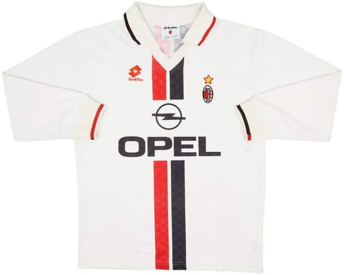 1995-96 AC Milan Away L/S Shirt - 7/10 - (M)