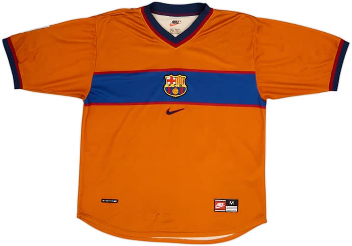 1998-00 Barcelona Away Shirt Rivaldo #11 - 7/10 - (M)