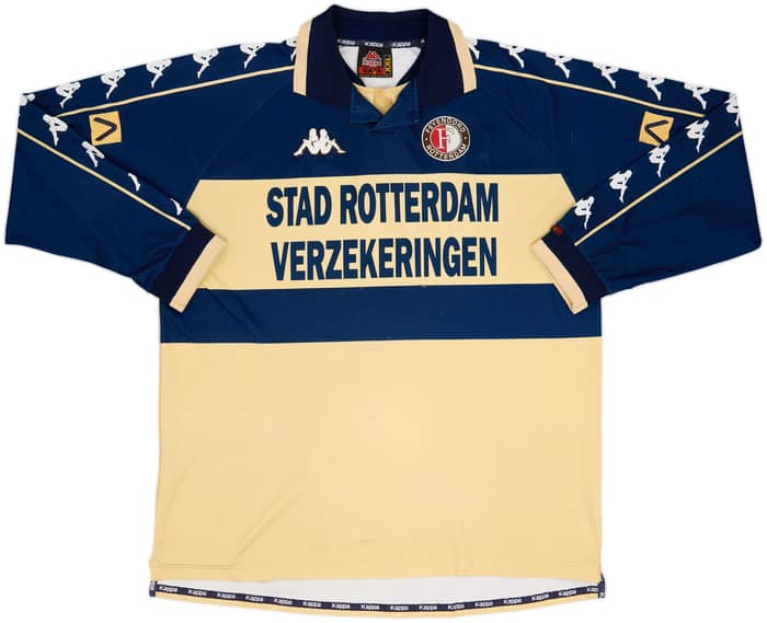 2000-01 Feyenoord Away L/S Shirt - 6/10 - (XXL)