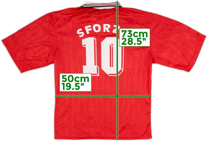 Camiseta de local del Kaiserslautern 1996-98 Sforza #10 - 8/10 - (M)