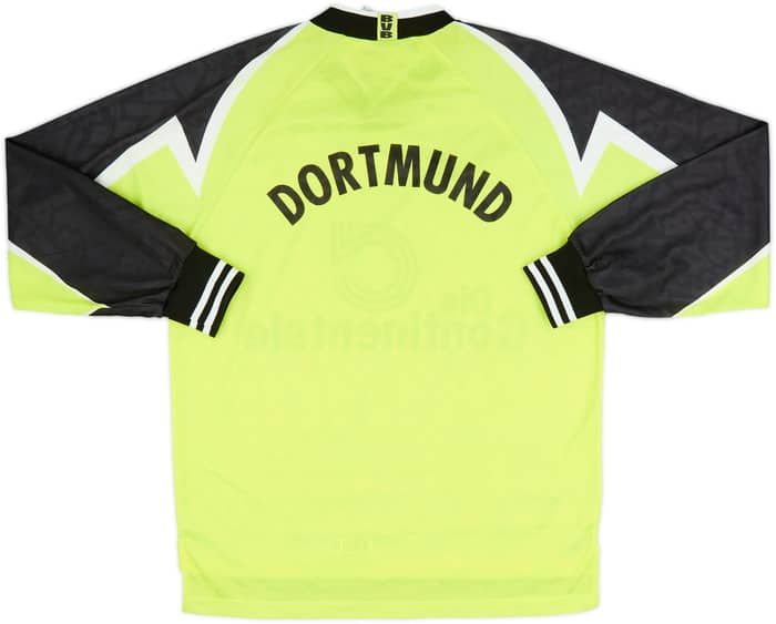 1995-96 Borussia Dortmund Home L/S Shirt - 8/10 - (L)