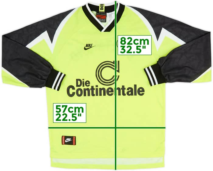 1995-96 Borussia Dortmund Home L/S Shirt - 8/10 - (L)