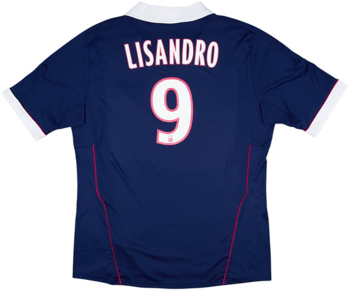 2011-12 Lyon Away Shirt Lisandro #9 - 8/10 - (XXL)