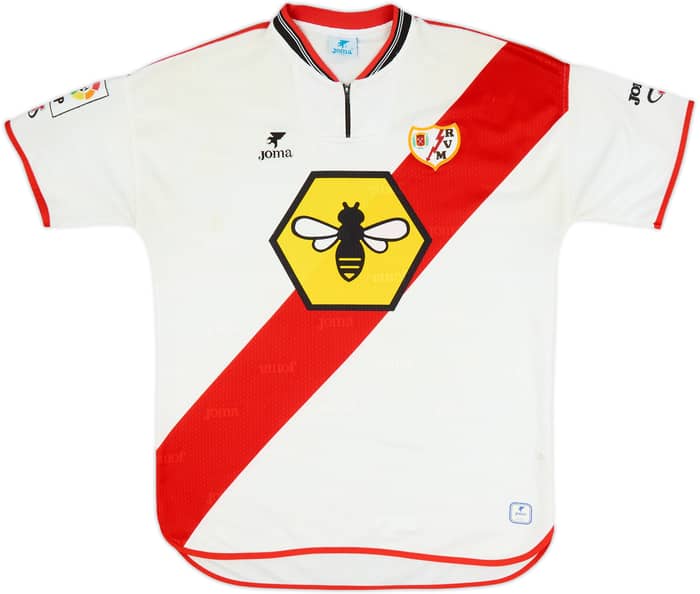 2000-01 Rayo Vallecano Home Shirt - 6/10 - (L)