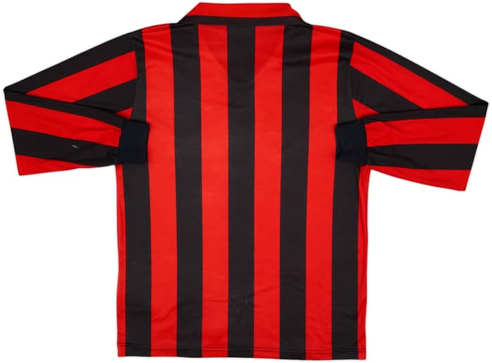 1989-90 AC Milan Home L/S Shirt - 6/10 - (L)
