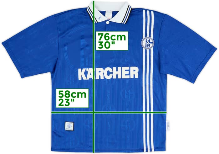 1996-97 Schalke Home Shirt #10 - 8/10 - (L)