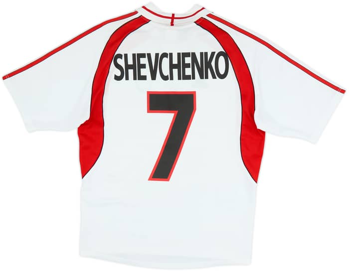 2000-02 AC Milan Away Shirt Shevchenko #7 - 7/10 - (M)