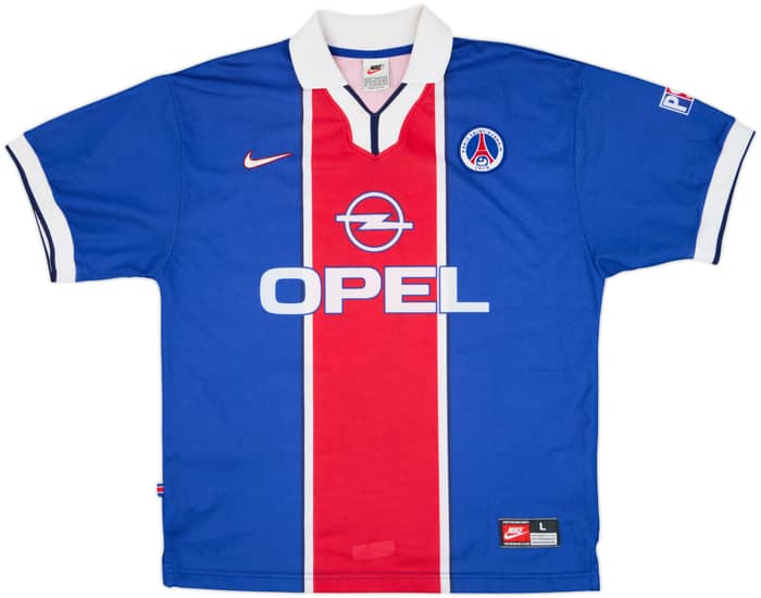 1997-98 Paris Saint-Germain Home Shirt Rai #10 - 9/10 - (L)
