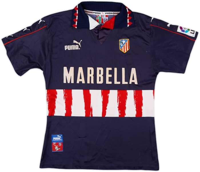 1997-98 Atletico Madrid Away Shirt - 3/10 - (M)