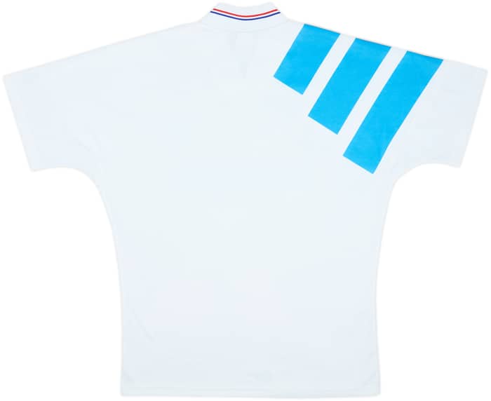 1992-93 Olympique Marseille Home Shirt - 8/10 - (L/XL)
