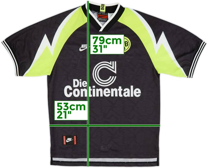 1995-96 Borussia Dortmund Away Shirt - 8/10 - (M)