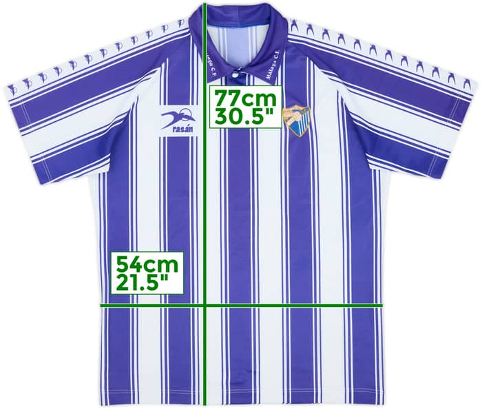 1995-96 Malaga Home Shirt - 6/10 - (L)
