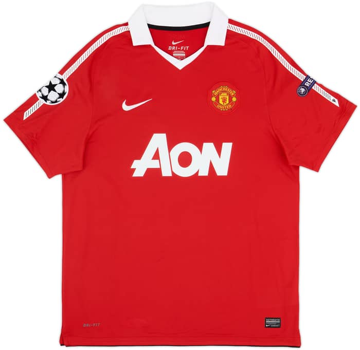 2010-11 Manchester United Home Shirt Rooney #10 - 8/10 - (L)