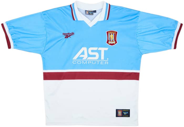 1997-98 Aston Villa Away Shirt Milosevic #9 - 6/10 - (L)
