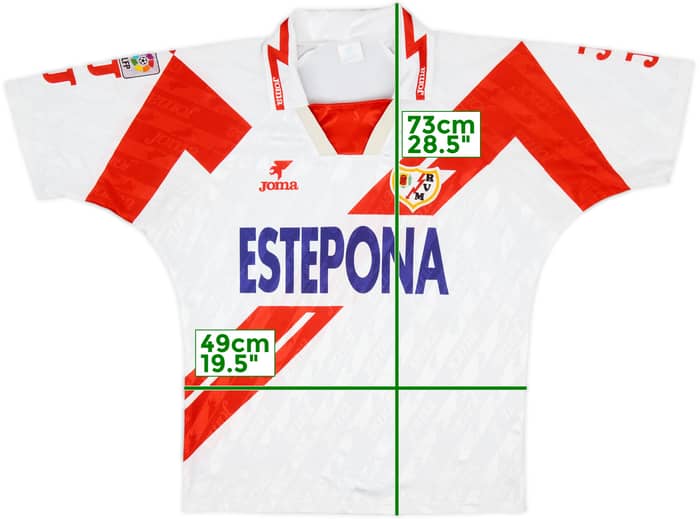 1995-96 Rayo Vallecano Home Shirt - 8/10 - (XL)