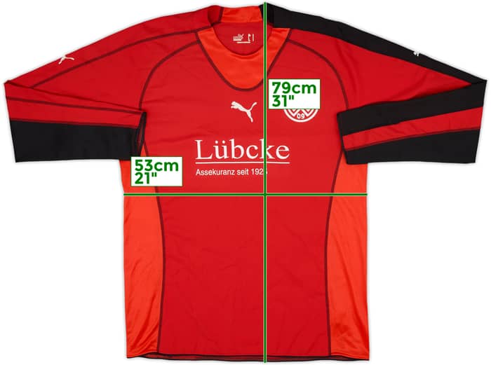 2005-06 Wattenscheid Home L/S Shirt - 8/10 - (L)