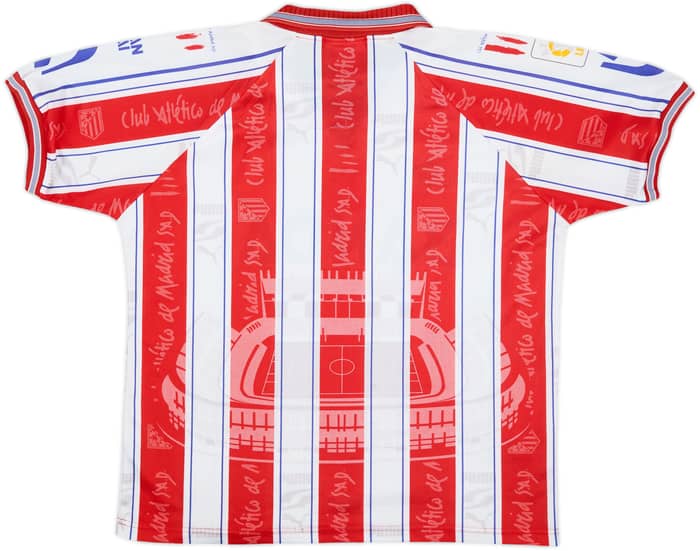 1996-97 Atletico Madrid Home Shirt - 7/10 - (L)
