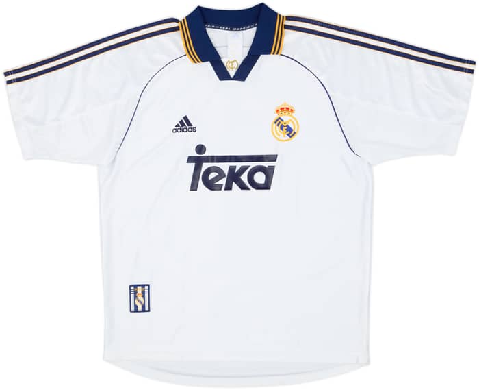 1998-00 Real Madrid Home Shirt Raul #7 - 8/10 - (M)