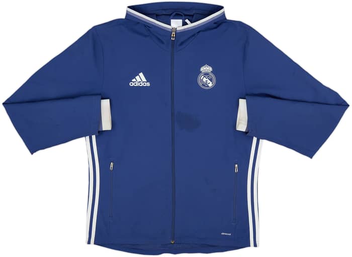 2016-17 Real Madrid adidas Hooded Track Jacket - 5/10 - (M)
