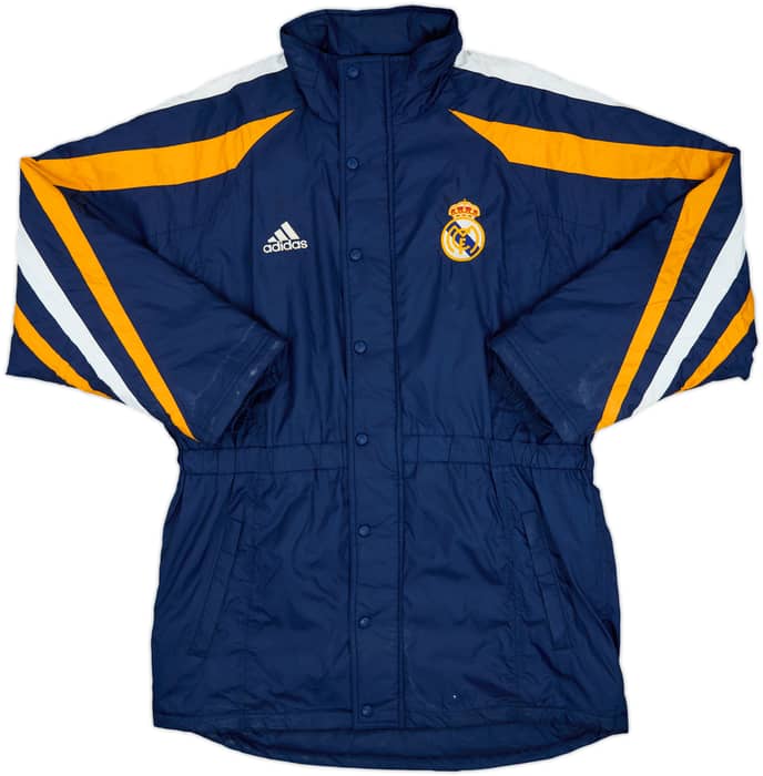 1997-98 Real Madrid adidas Padded Bench Coat - 7/10 - (L)