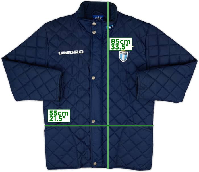 1996-97 Lazio Umbro Padded Bench Coat - 8/10 - (M)