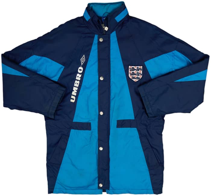 1996-98 England Umbro Padded Bench Coat - 8/10 - (M)