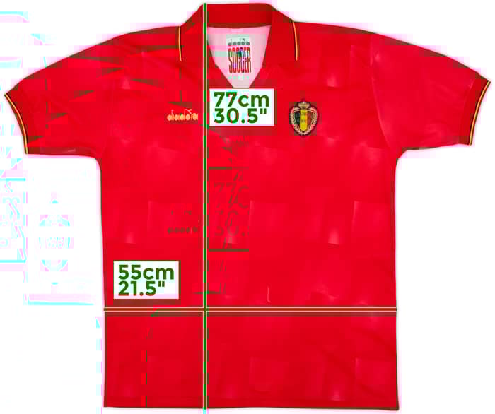 1992-94 Belgium Home Shirt - 6/10 - (L)