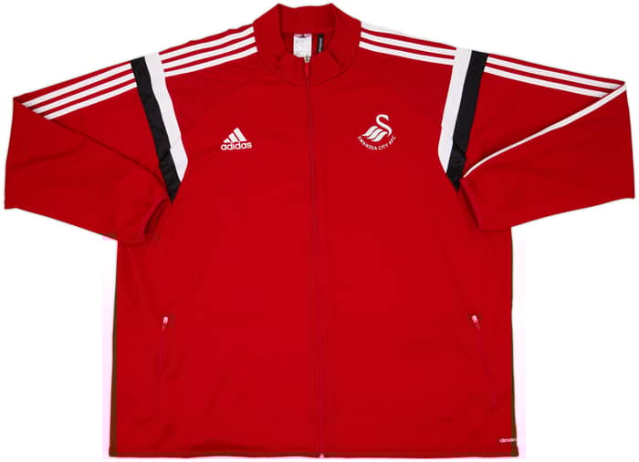 2014-15 Swansea City adidas Track Jacket - 9/10 - (3XL)