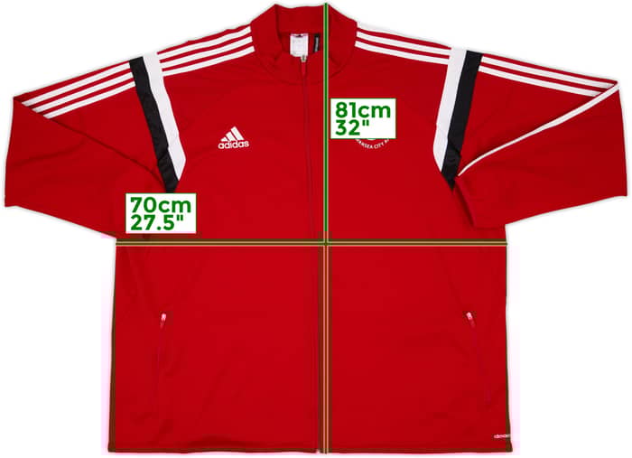 2014-15 Swansea City adidas Track Jacket - 9/10 - (3XL)