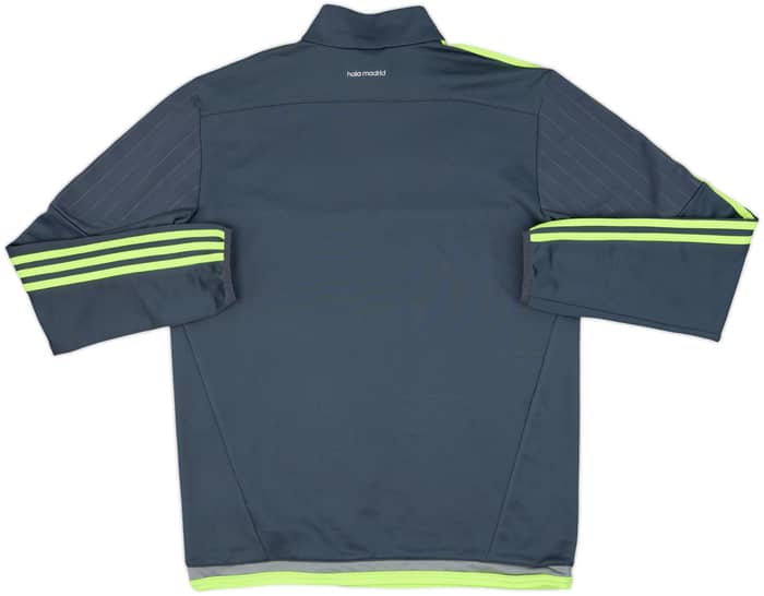 2015-16 Real Madrid adidas 1/4 Zip Drill Top - 8/10 - (M)