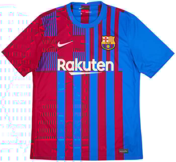 2021-22 Barcelona Home Shirt Gavi #30 - 9/10 - (M)