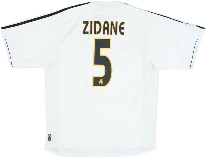 2003-04 Real Madrid Home Shirt Zidane #5 - 7/10 - (M)