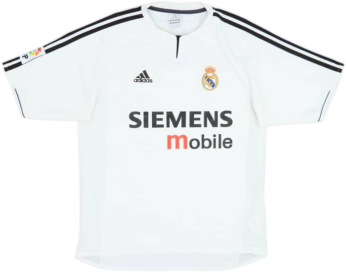 2003-04 Real Madrid Home Shirt Zidane #5 - 7/10 - (M)