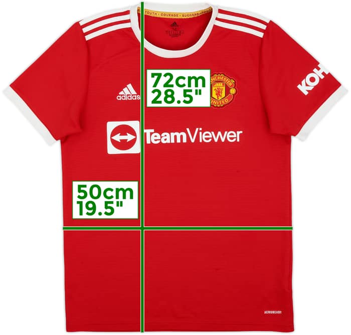 2021-22 Manchester United Home Shirt - 4/10 - (M)