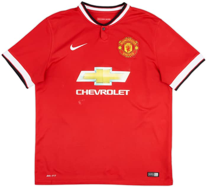 2014-15 Manchester United Home Shirt Carrick #16 - 5/10 - (L)