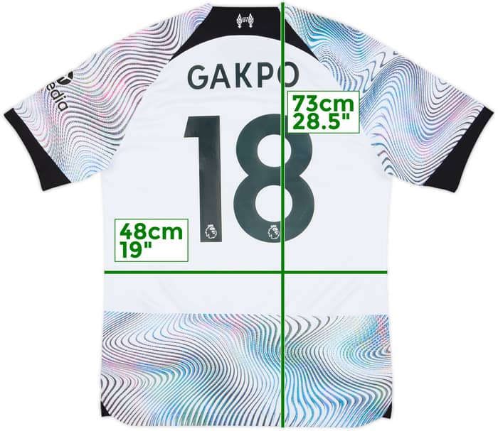 2022-23 Liverpool Away Shirt Gakpo #18 - 8/10 - (M)