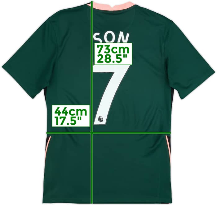 2020-21 Tottenham Away Shirt Son #7 - 8/10 - (S)