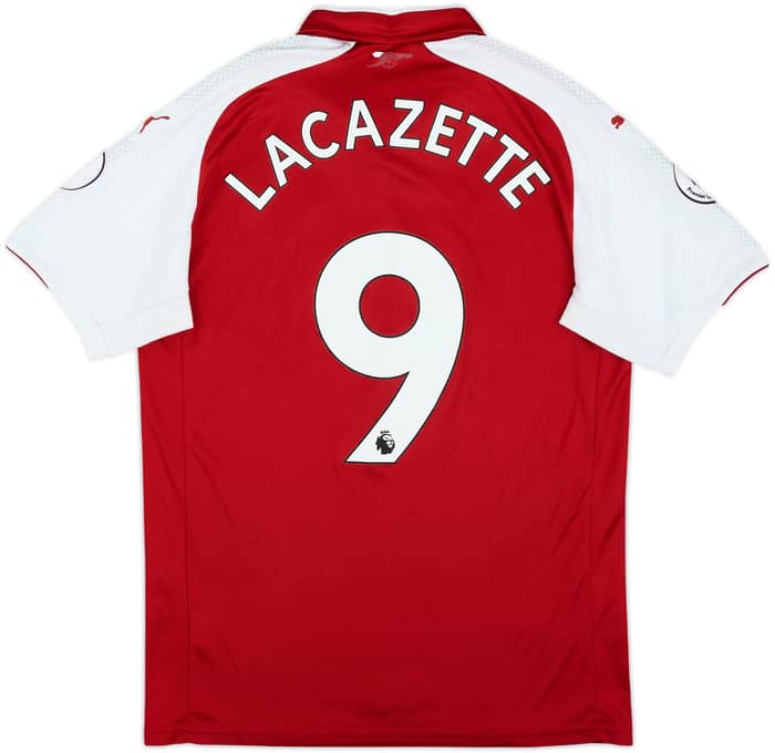 2017-18 Arsenal Home Shirt Lacazette #9 - 5/10 - (M)