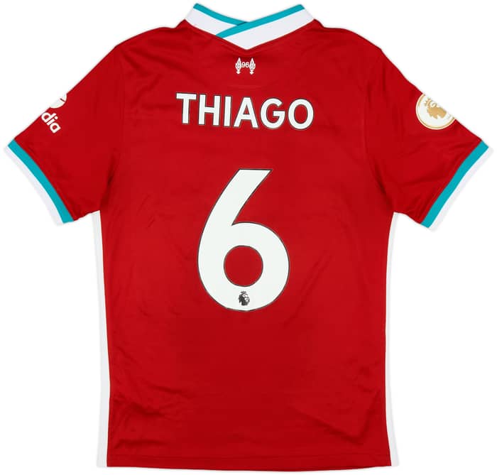2020-21 Liverpool Home Shirt Thiago #6 - 7/10 - (M)