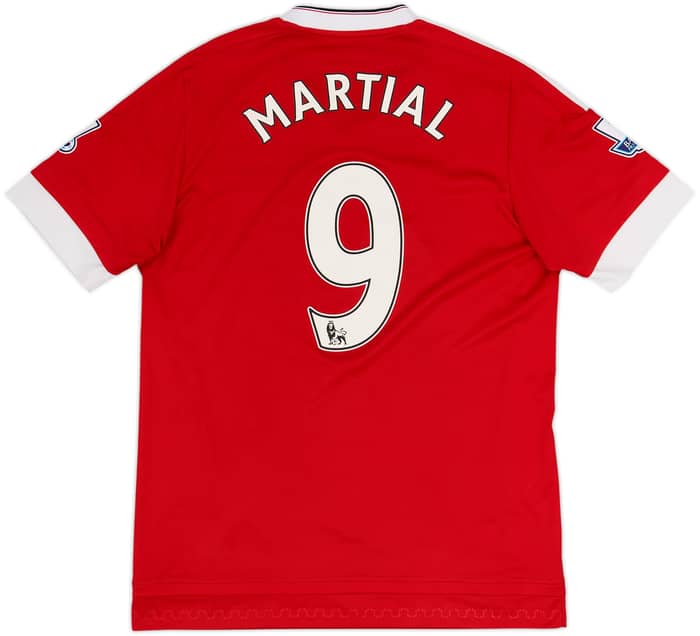 2015-16 Manchester United Home Shirt Martial #9 - 7/10 - (M)