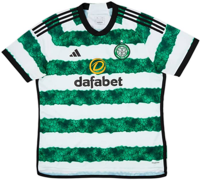 2023-24 Celtic Home Shirt - 8/10 - (XL)