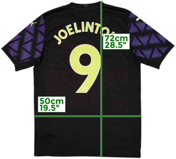 2020-21 Newcastle Third Shirt Joelinton #9 - 9/10 - (L)